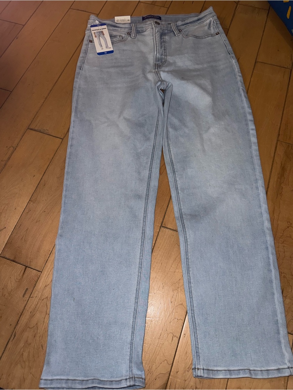 Scotch & Soda Light Blue Straight Jeans